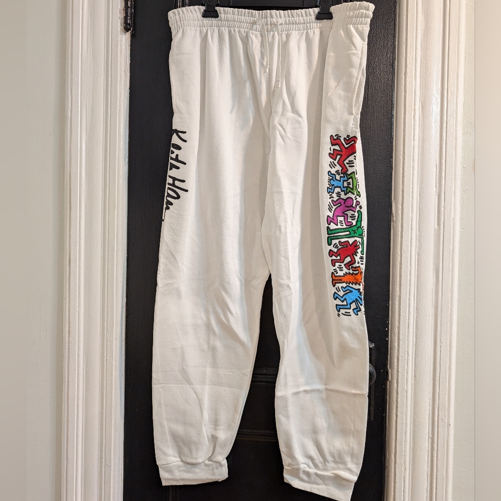 Keith Haring Joggers Sweatpants RSQ Men's BNWT